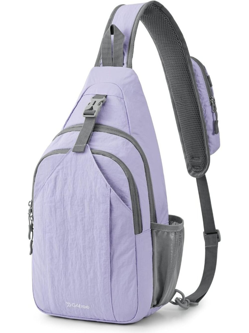 Women's Taro Purple RFID Blocking Sling Backpack Crossbody Bag Hiking For Travel